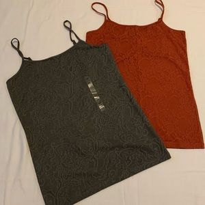 NWT LOFT Lace Tanks x2